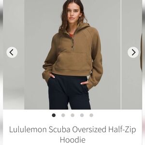 Lululemon Half Zip Cropped SCUBA